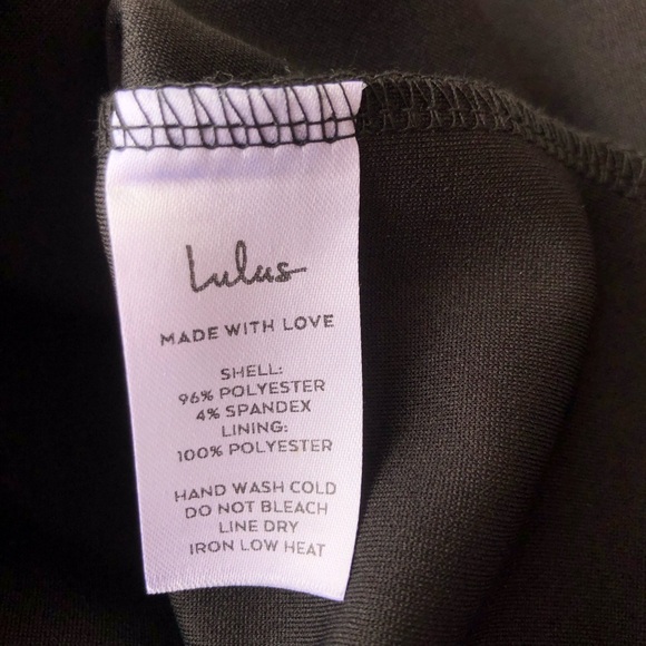 Lulus soltera one shoulder long sleeve mini bodycon dress size L - Picture 9 of 15